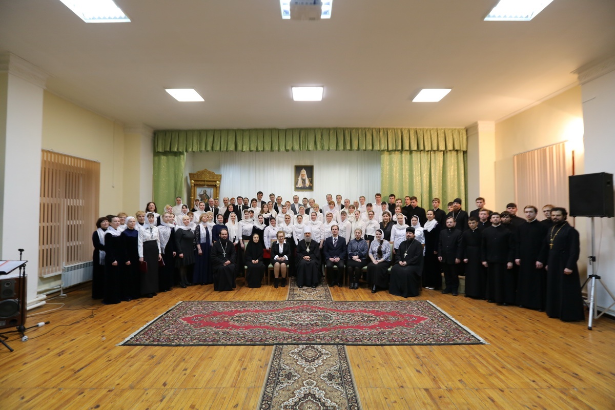 Отчётный концерт регентского отделения