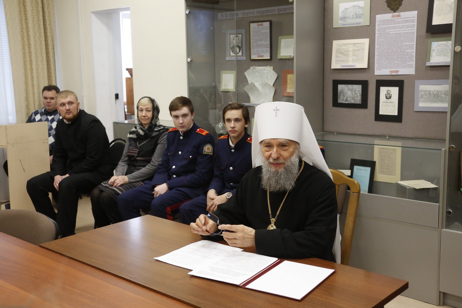 Заседание киноклуба Саранской Духовной Семинарии,