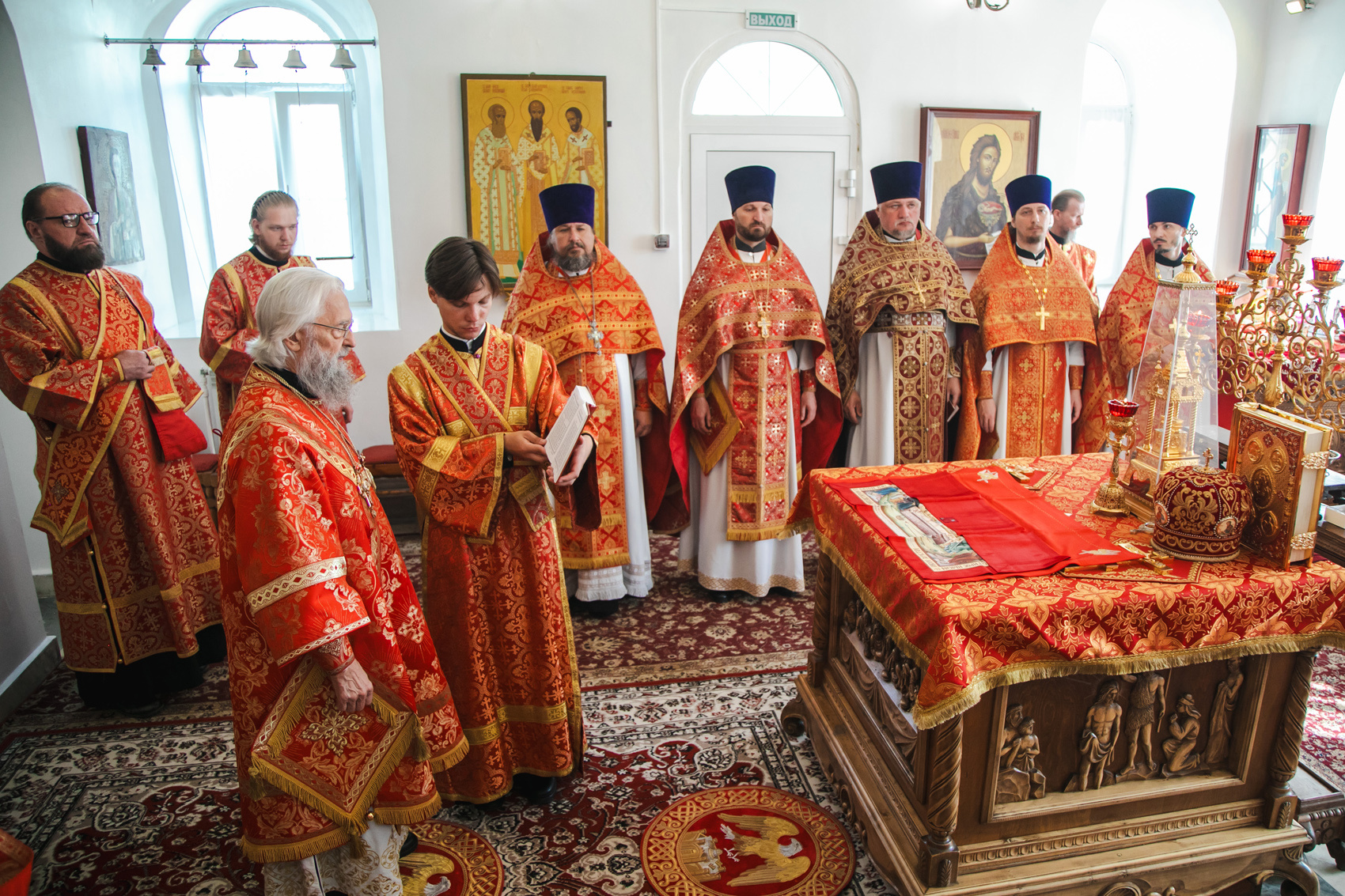 Богослужение в день Усекновения главы Пророка, Предтечи и Крестителя Господня Иоанна