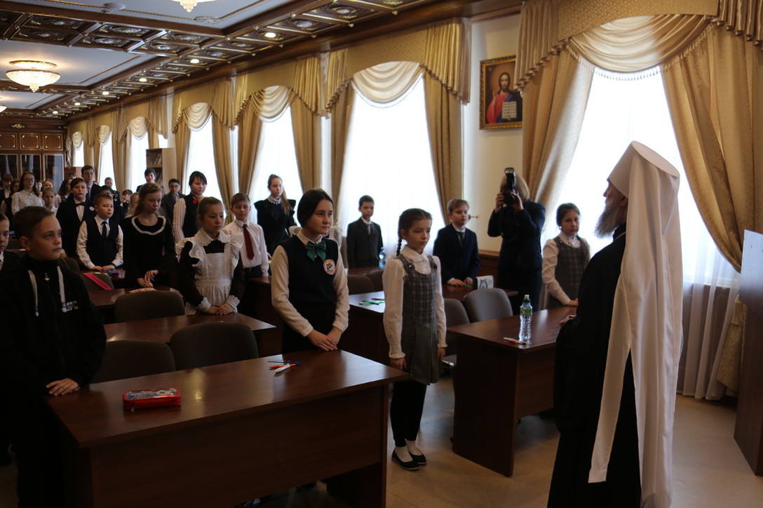 Митрополит Саранский и Мордовский Зиновий встретился с участниками Регионального тура