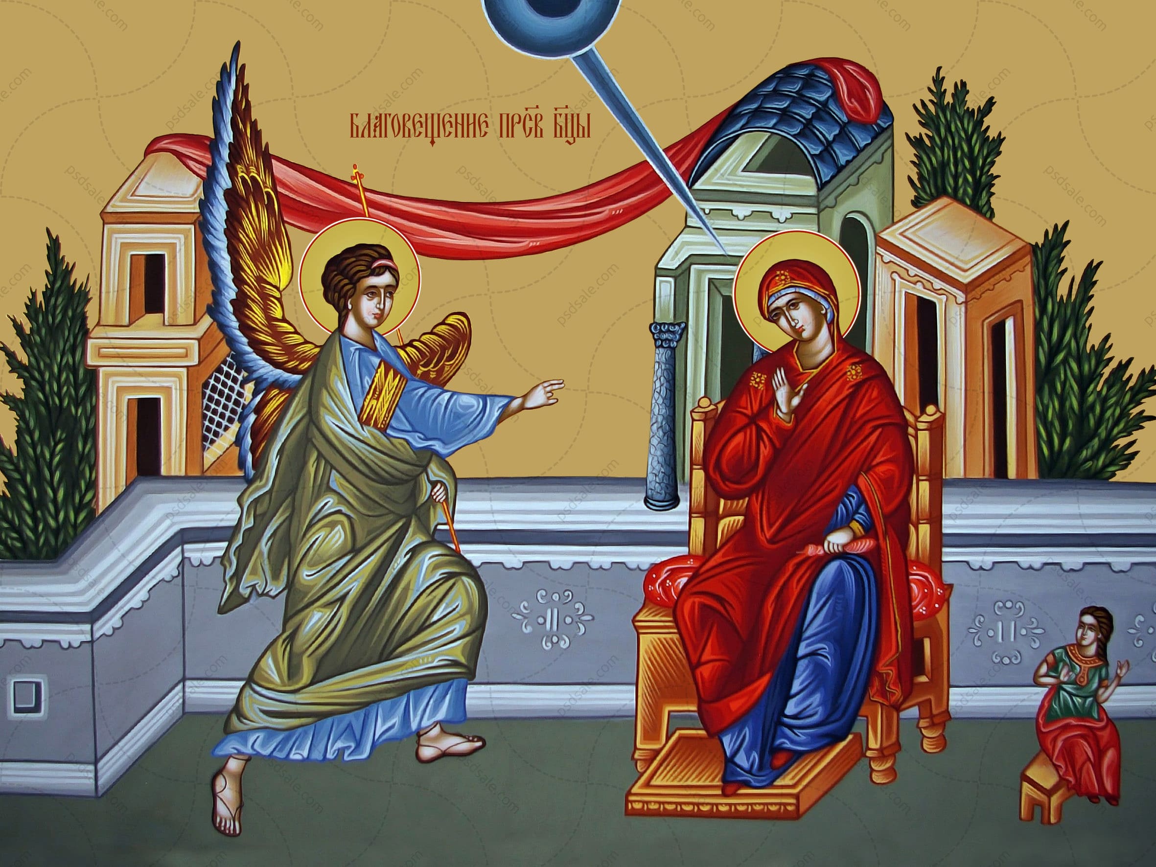 Икона благовещение пресвятой богородицы картинки